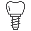 Tooth implant 3 icon