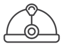 Torch helmet icon
