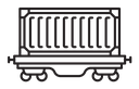 Train cargo icon