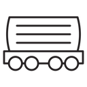 Train cargo icon