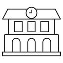 Train station building 4 icon
