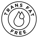 Trans Fat Free Black Outline icon