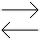 Transfer Black Outline icon