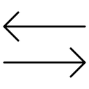 Transfer arrows icon