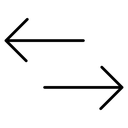 Transfer arrows icon