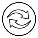 Transfer arrows icon