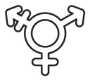 Transgender symbol icon