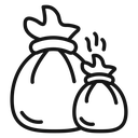Trash bag icon