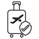 Travel insurance icon