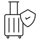 Travel insurance icon