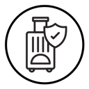 Travel insurance icon