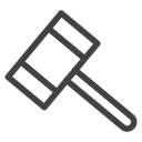 Trial hammer icon