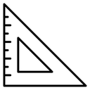 Triangle Ruler icon