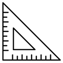 Triangle Ruler icon