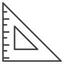 Triangle Ruler icon