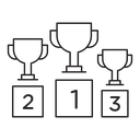 Trophy cup icon