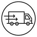 Truck Arrow Fast Delivery icon