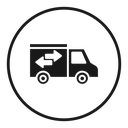 Truck arrow icon