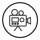 TV camera icon