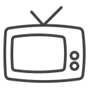 Tv retro icon
