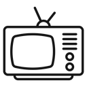 Tv retro icon