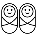Twin Black Outline icon