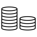 Two Coin Stacks icon