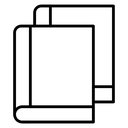 Two Overlapping Books icon