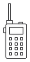 Two way radio icon