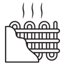 Underfloor heating icon