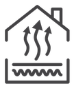Underfloor heating icon