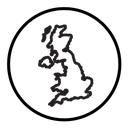 United Kingdom map icon