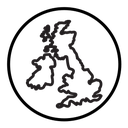 United Kingdom map icon