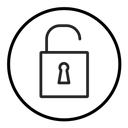 Unlock icon