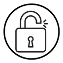 Unlock icon