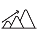 Uphill icon
