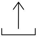 Upload Arrow Tray icon