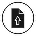 Upload file 2 icon