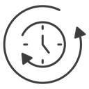 Uptime and downtime icon