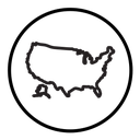 USA Map icon