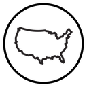 USA Map icon