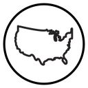 USA Map icon
