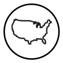 USA Map icon