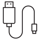 USB cable icon