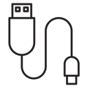 USB cable icon
