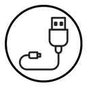 USB cable icon