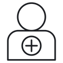 User add 3 icon
