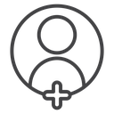 User Add Circle icon