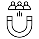 User Engagement Magnet icon