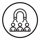 User engagement icon